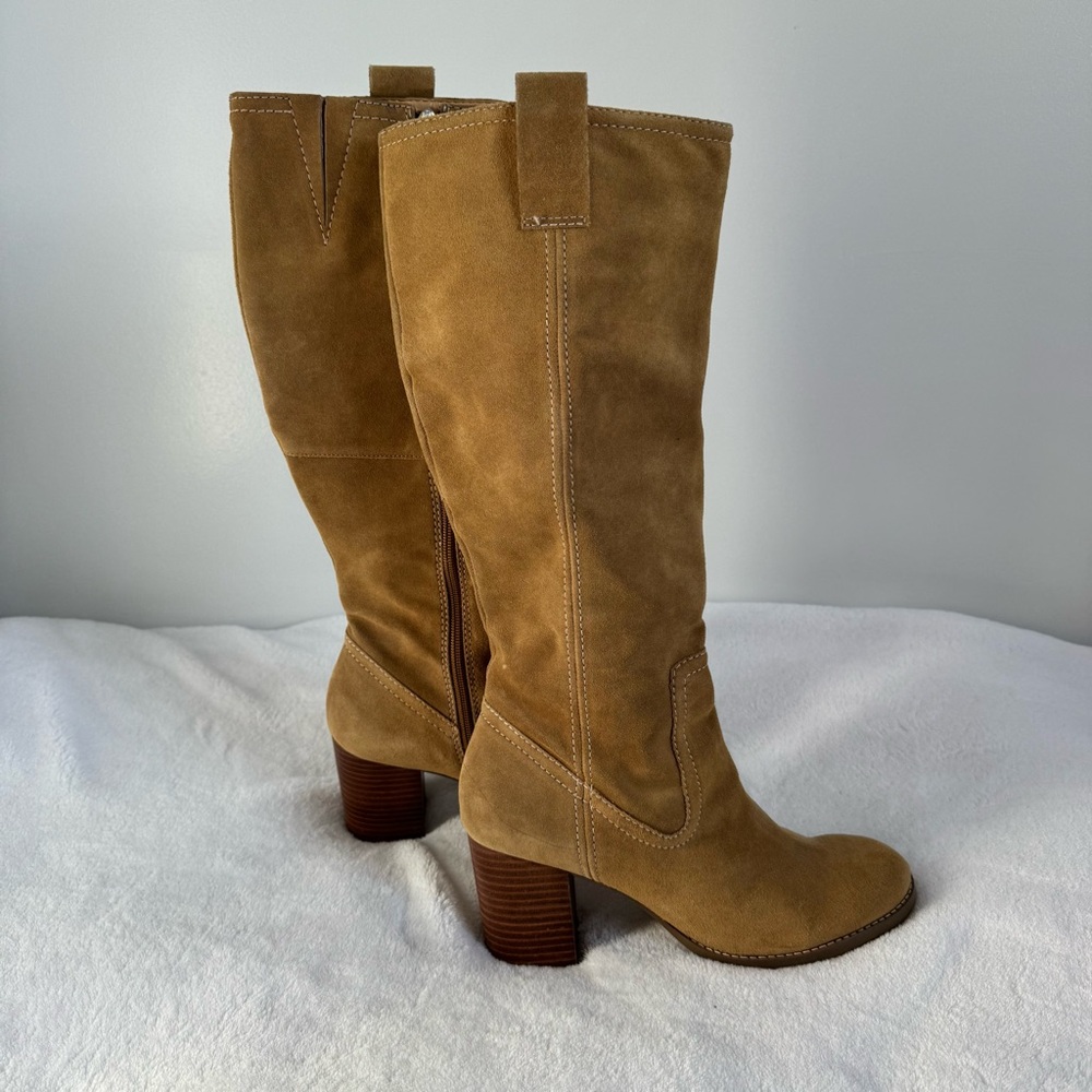 Enzo Angiolini “Eajenya” Tan Suede Boots | Size 8.5M | EUC